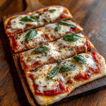 Easy & Delicious Recipe for Pita Bread Pizza 2 Recipe for pita bread pizza on wooden table
