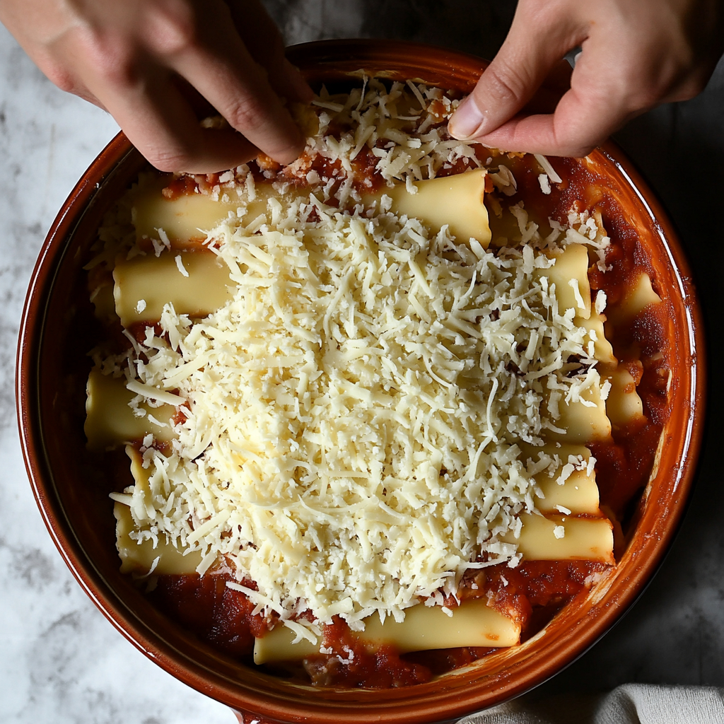 Cheese Lasagna Recipe That’s Comforting, Creamy, and Crowd-Loved 6 Assembling cheese lasagna layers