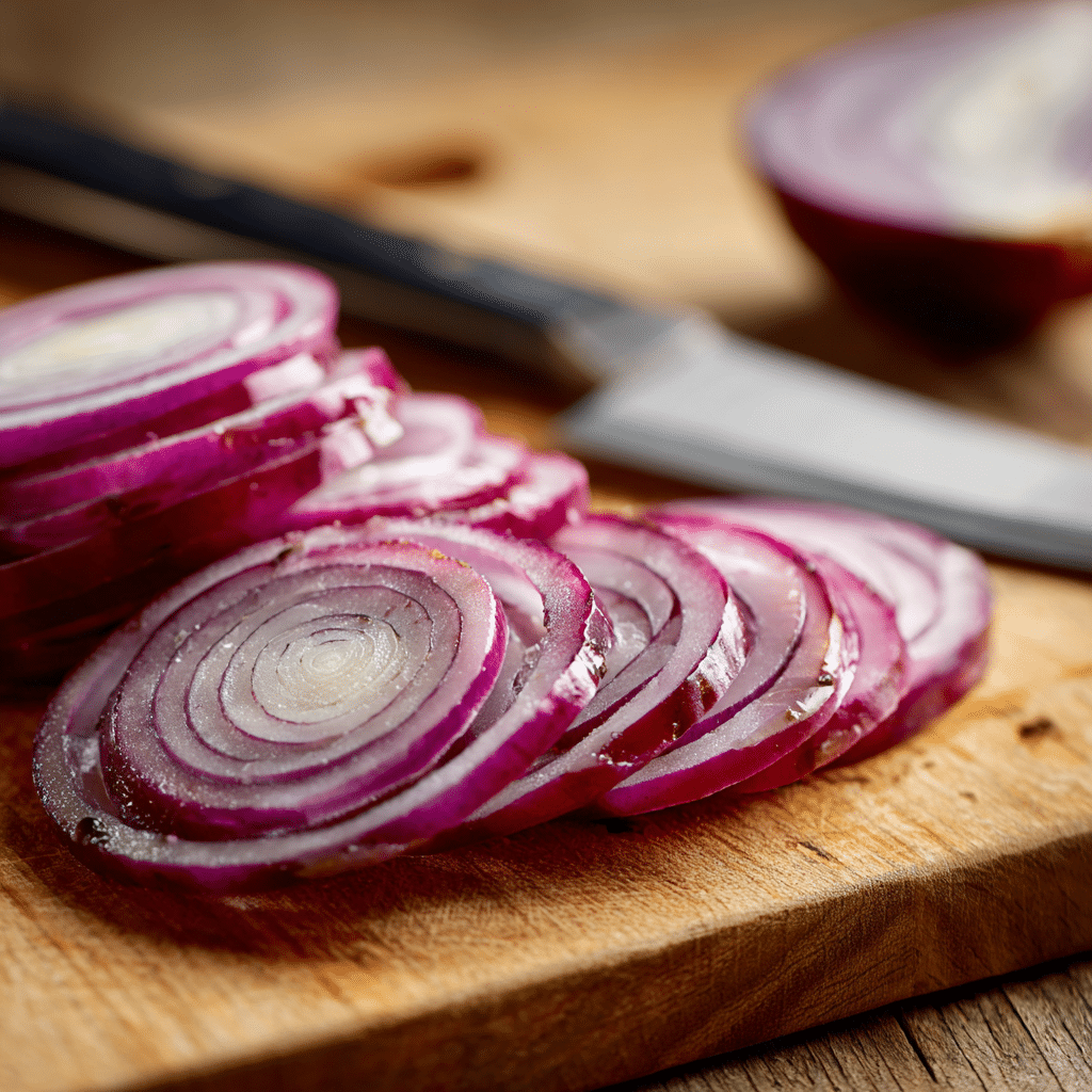 Slicing onions for pickling