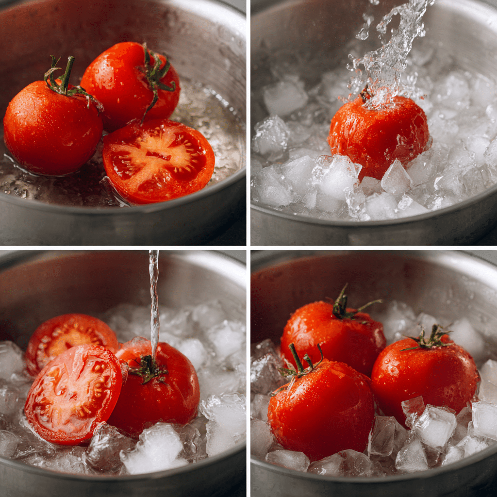 How to Peel Tomatoes Fast (No Fuss, No Fancy Tools) 7 Step-by-step how to peel tomatoes